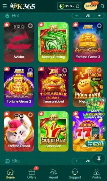 games in pk365