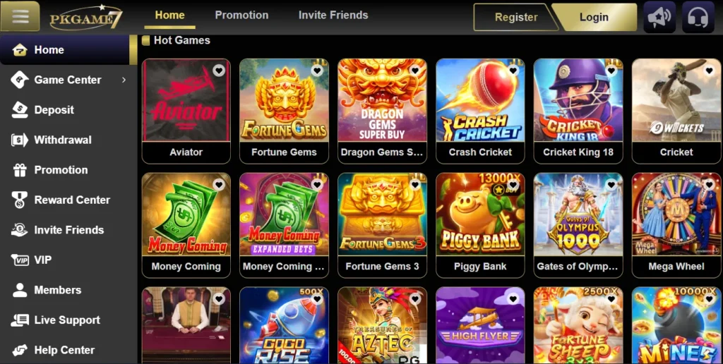 PKgame7 APK download