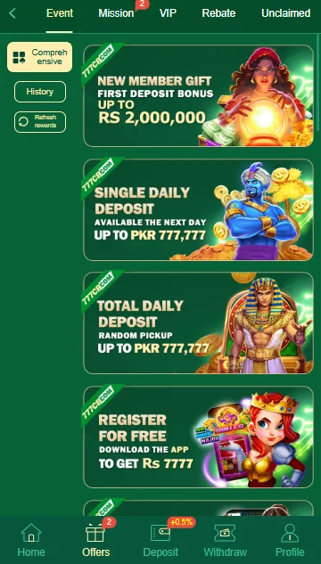 777cb ap bonuses